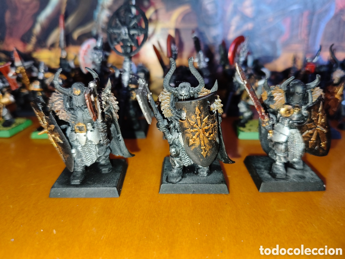 Juegos antiguos: LOTE FIGURAS PLASTICO WARHAMMER DEL CAOS - Foto 4