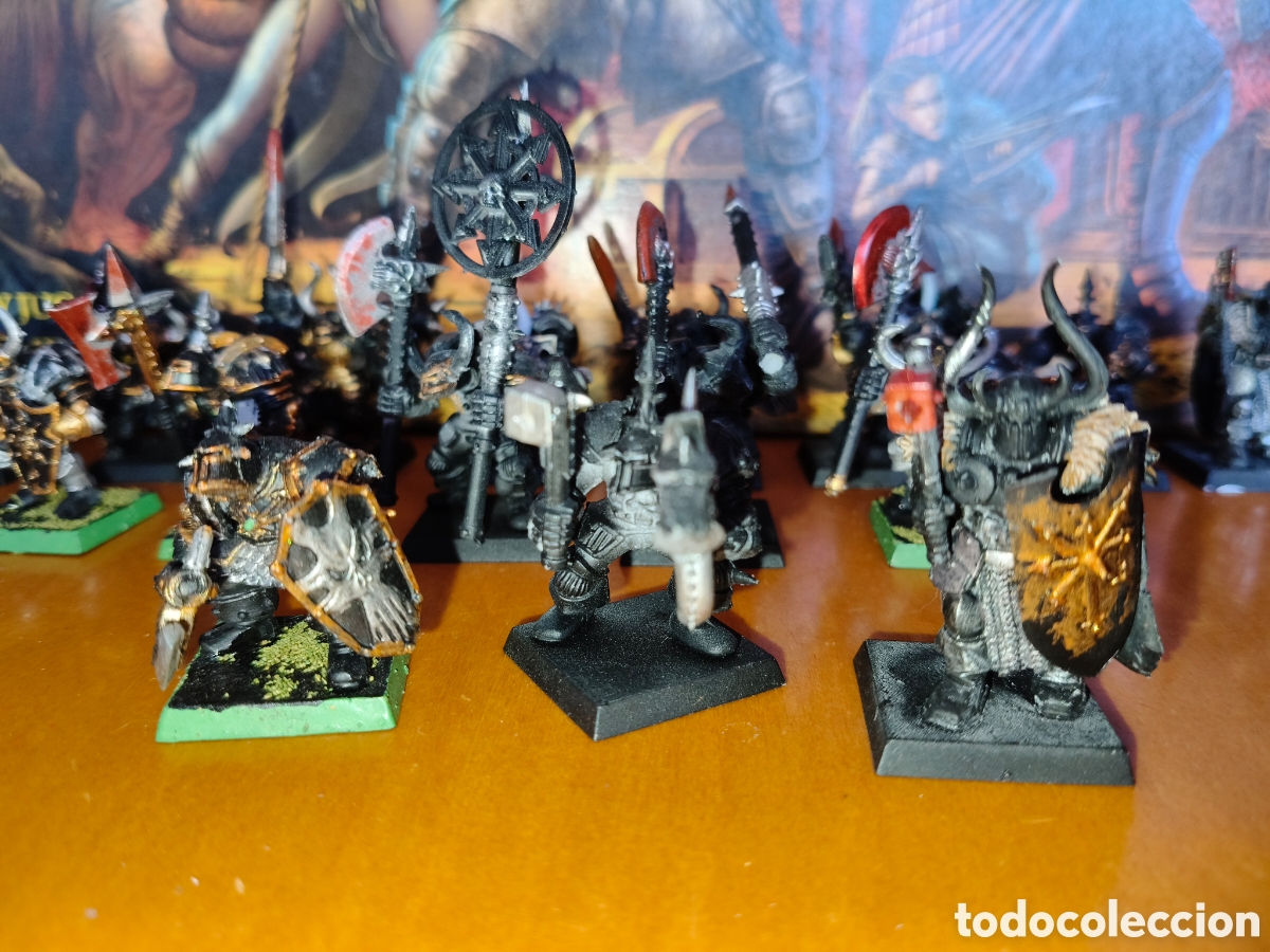 Juegos antiguos: LOTE FIGURAS PLASTICO WARHAMMER DEL CAOS - Foto 5