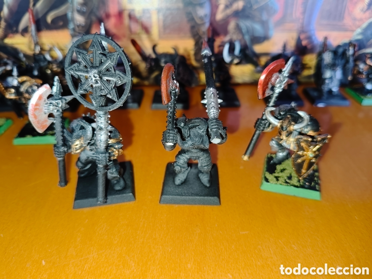 Juegos antiguos: LOTE FIGURAS PLASTICO WARHAMMER DEL CAOS - Foto 6