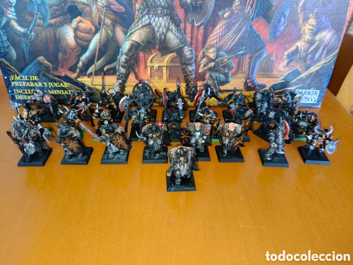 Juegos antiguos: LOTE FIGURAS PLASTICO WARHAMMER DEL CAOS - Foto 1