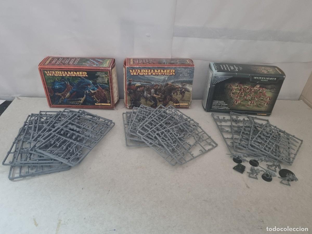 Juegos Antiguos: Lote de 3 cajas warhammer
