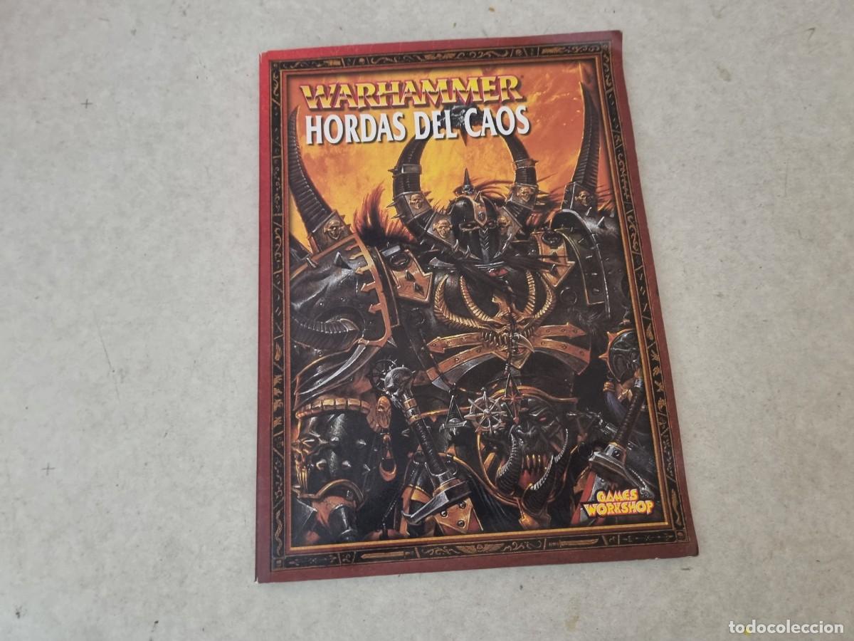 Juegos Antiguos: Libro Hordas del Caos de Warhammer