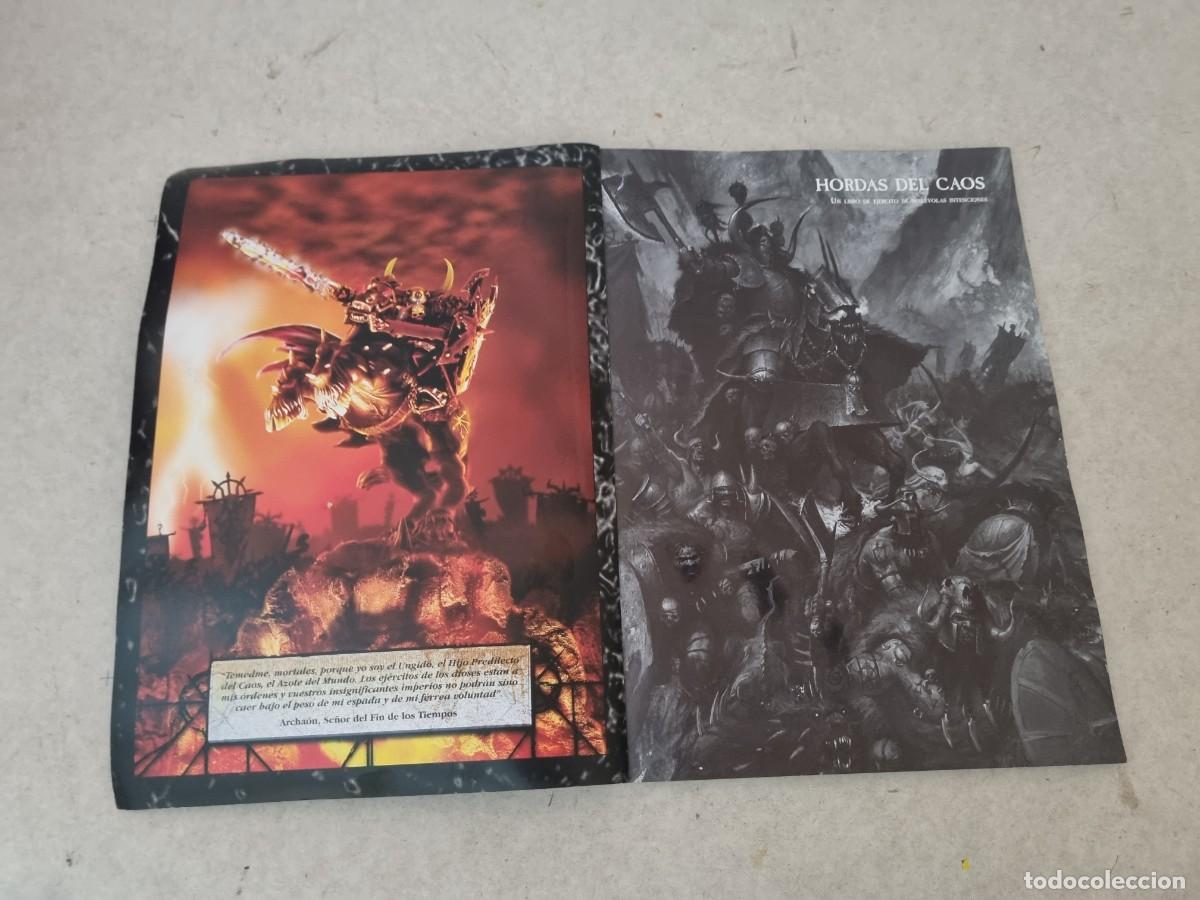 Juegos antiguos: Libro Hordas del Caos de Warhammer - Foto 2