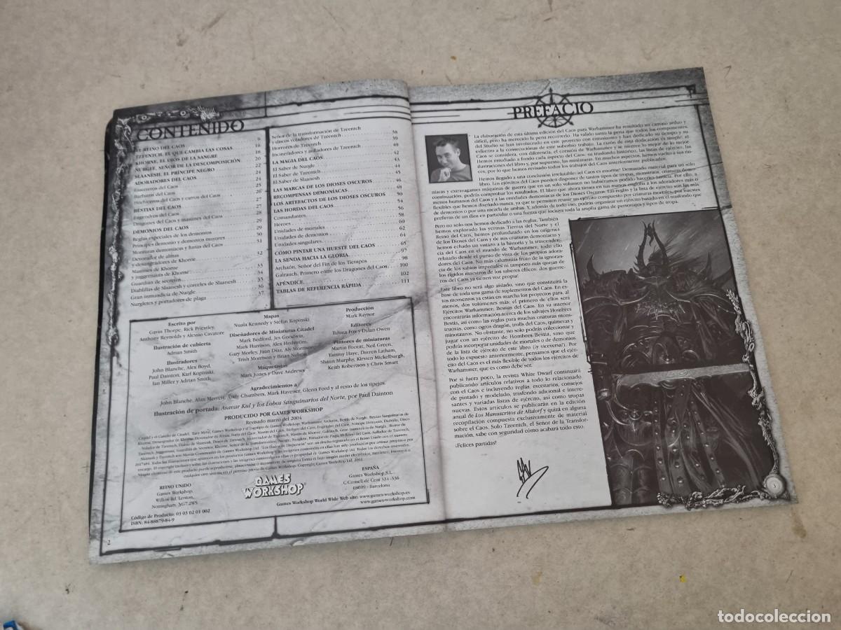 Juegos antiguos: Libro Hordas del Caos de Warhammer - Foto 3