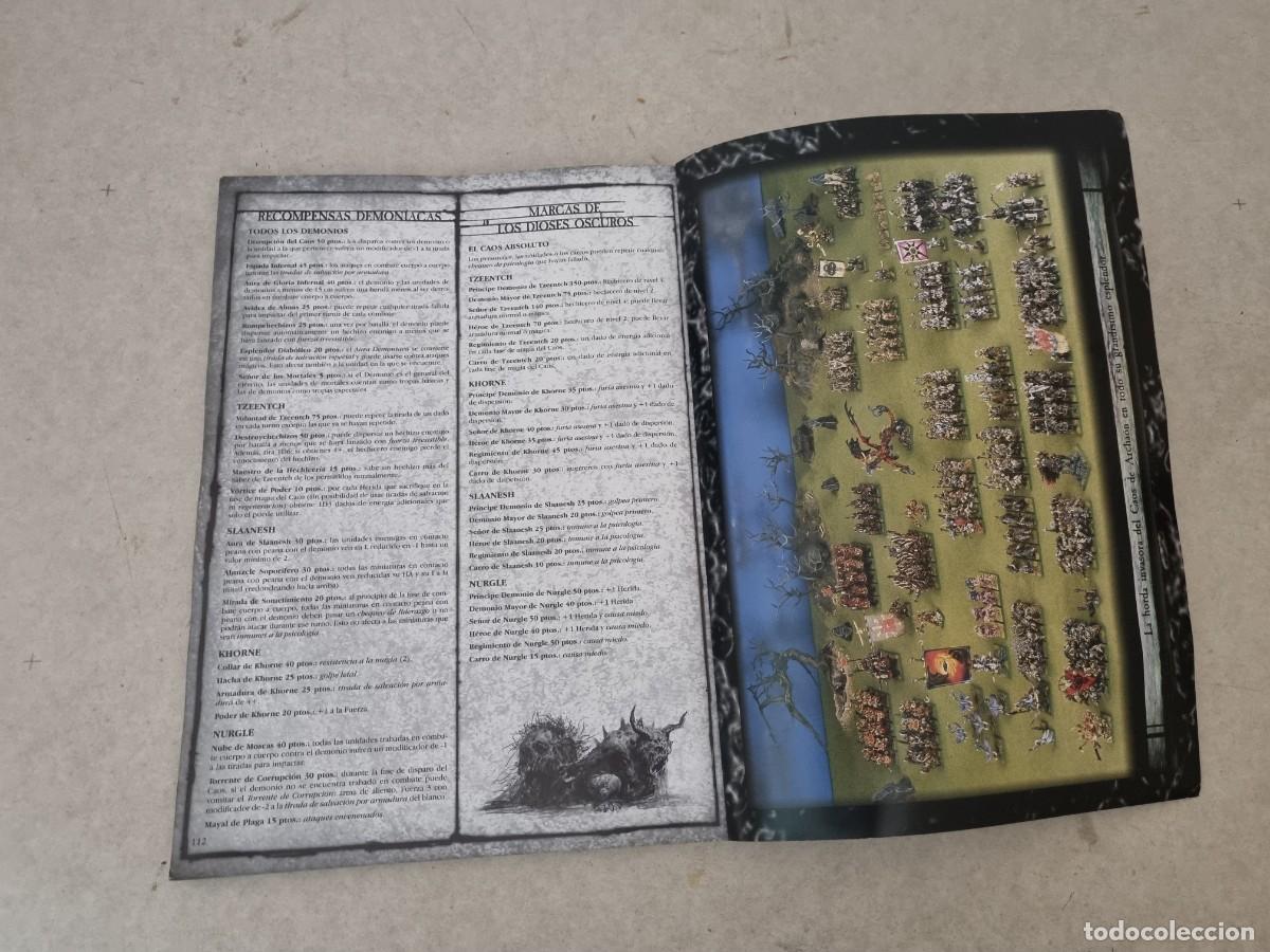 Juegos antiguos: Libro Hordas del Caos de Warhammer - Foto 5