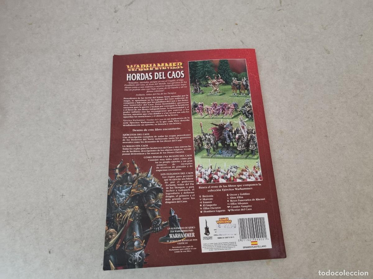 Juegos antiguos: Libro Hordas del Caos de Warhammer - Foto 6