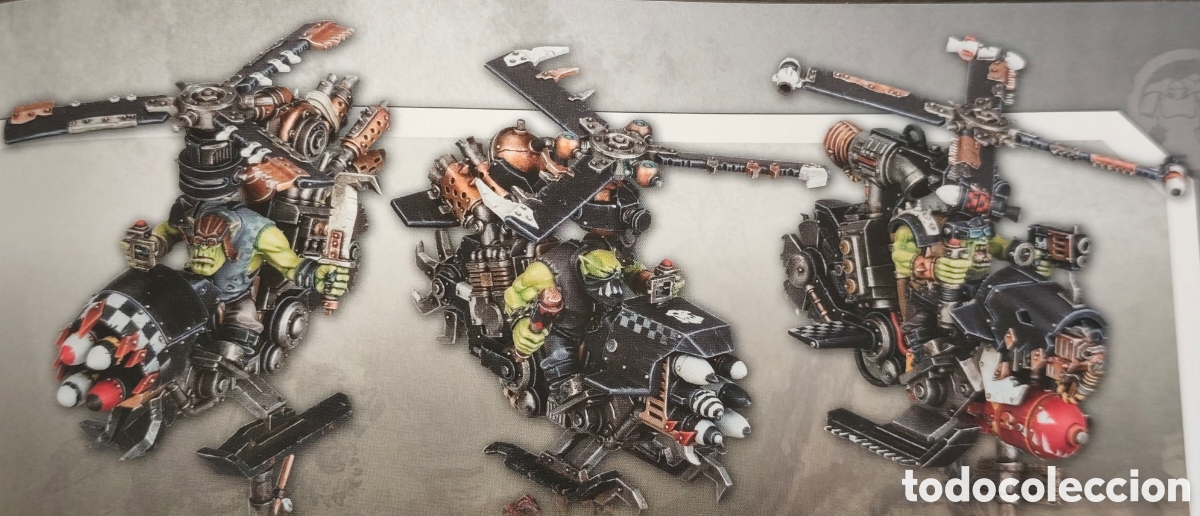 Juegos Antiguos: Kopteroz Orkos Warhammer 40000 Space Orks Combat Patrol Deffkoptas Armagedon