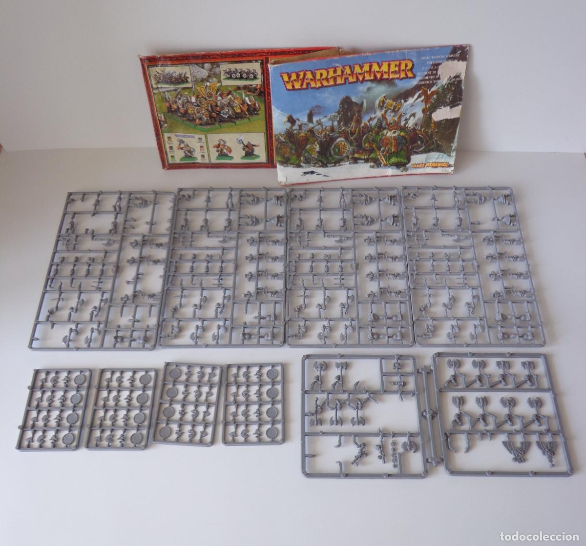 Juegos Antiguos: Warhammer Enanos Dwarf warriors regiment 2001 INCOMPLETO (ver descripci&oacute;n y fotograf&iacute;as)