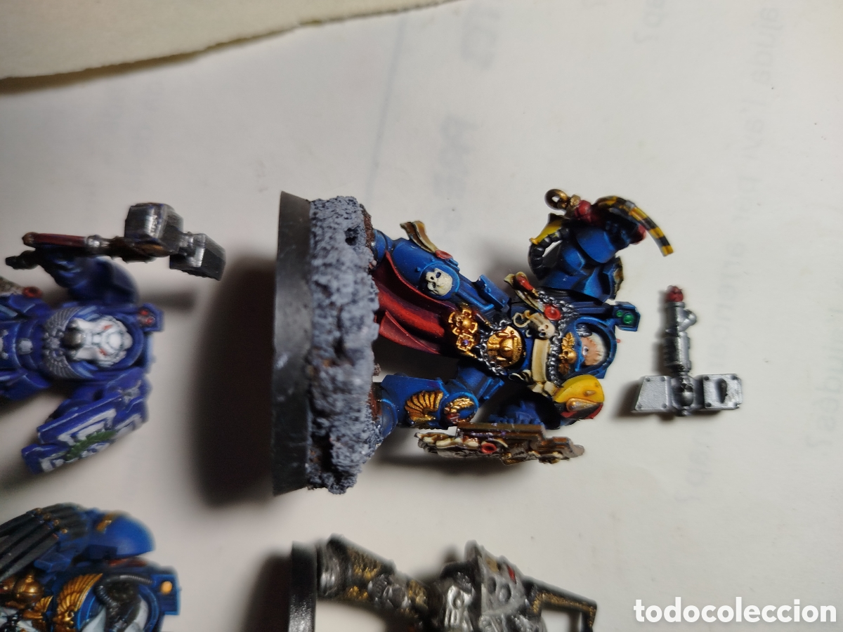Juegos antiguos: Lote miniaturas warhammer pl&aacute;stico - Foto 2