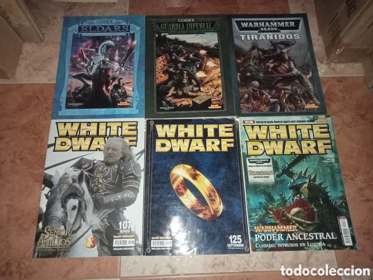 Juegos Antiguos: Codex Warhammer 40000 White dwarf se&ntilde;or de los anillos