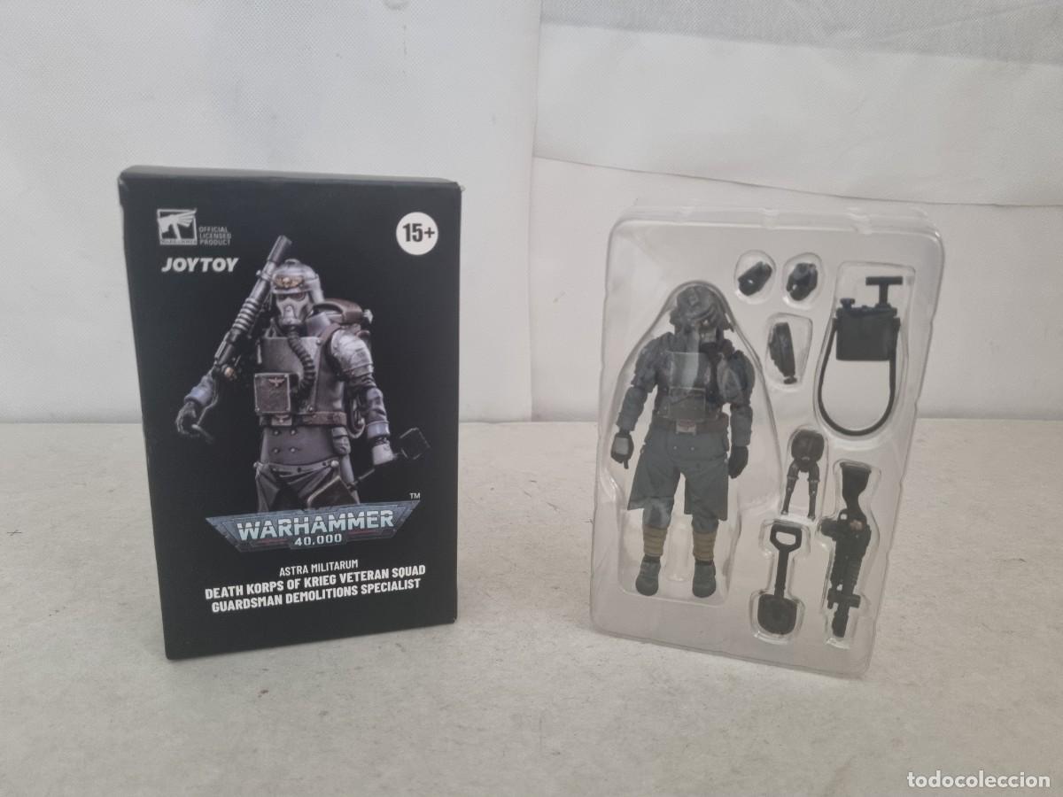 Juegos Antiguos: Figura Warhammer 40000 en su caja Especialista en demoliciones de Joytoy