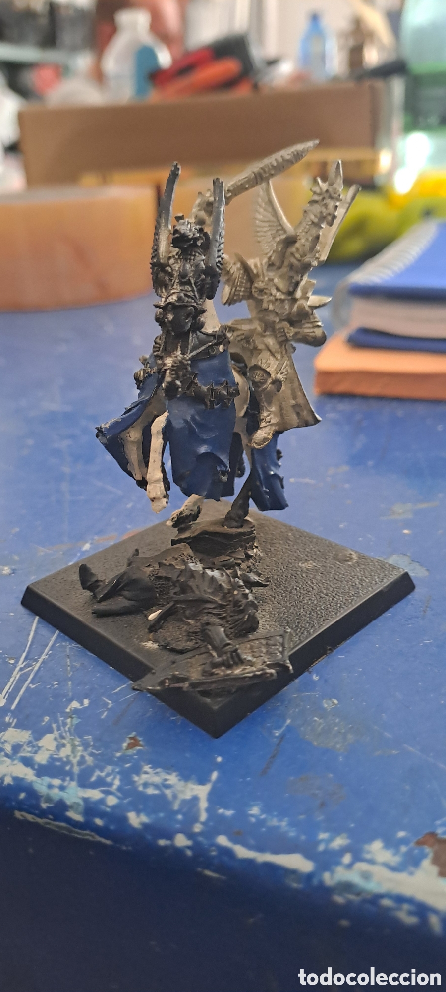 Juegos antiguos: Maletin con figuras Warhammer - Foto 13