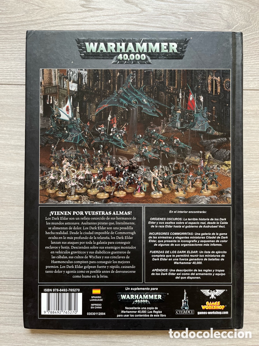 Juegos antiguos: Codex Dark Eldar Warhammer 40.000 - Foto 2