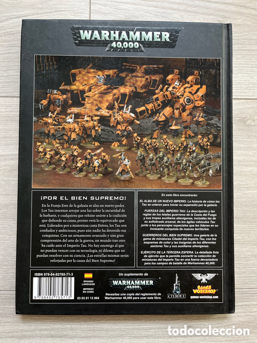 Juegos antiguos: Codex Imperio Tau warhammer 40.000 - Foto 2