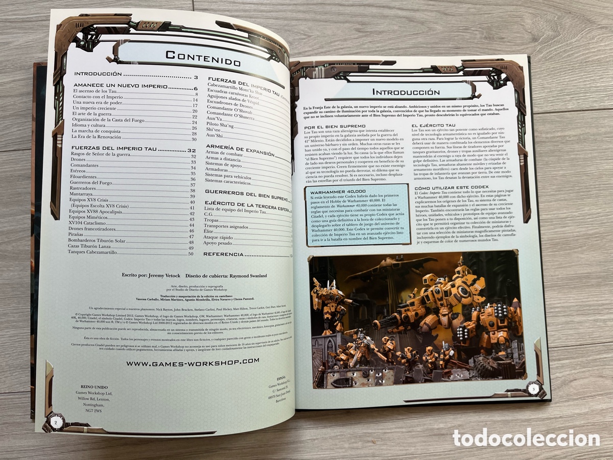 Juegos antiguos: Codex Imperio Tau warhammer 40.000 - Foto 3