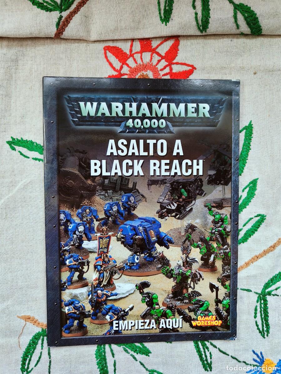 Juegos antiguos: Codex Warhammer 40.000. Asalto a Black reach. Empieza aqu&iacute;. Games Workshop. Suplemento. Ej&eacute;rcitos