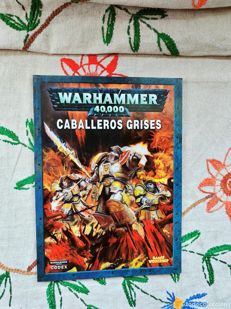 Jeux Anciens: Ej&eacute;rcitos Warhammer 40.000. Caballeros Grises. Games Workshop. Suplemento, Codex.