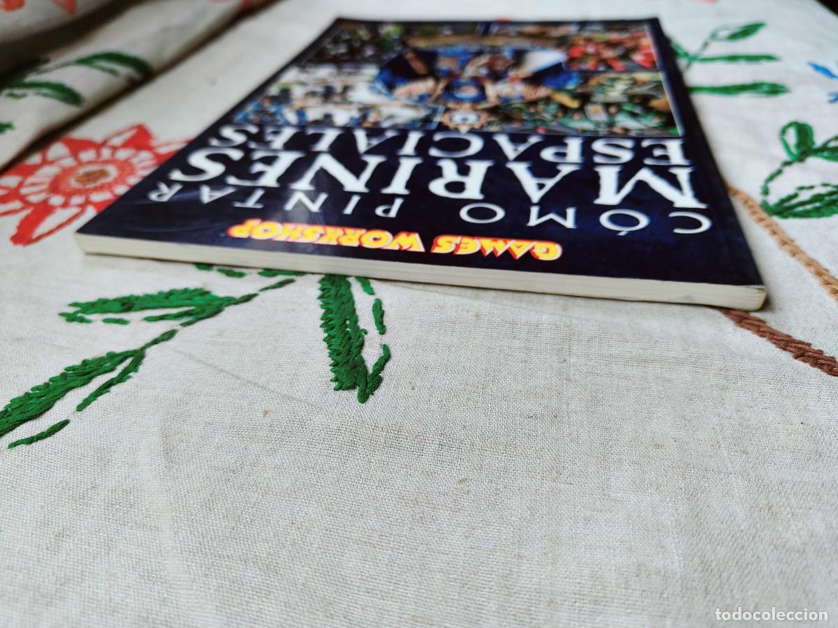 Juegos antiguos: Codex Warhammer. Como pintar Marines espaciales. Games Workshop. Suplemento. Ej&eacute;rcitos - Foto 4