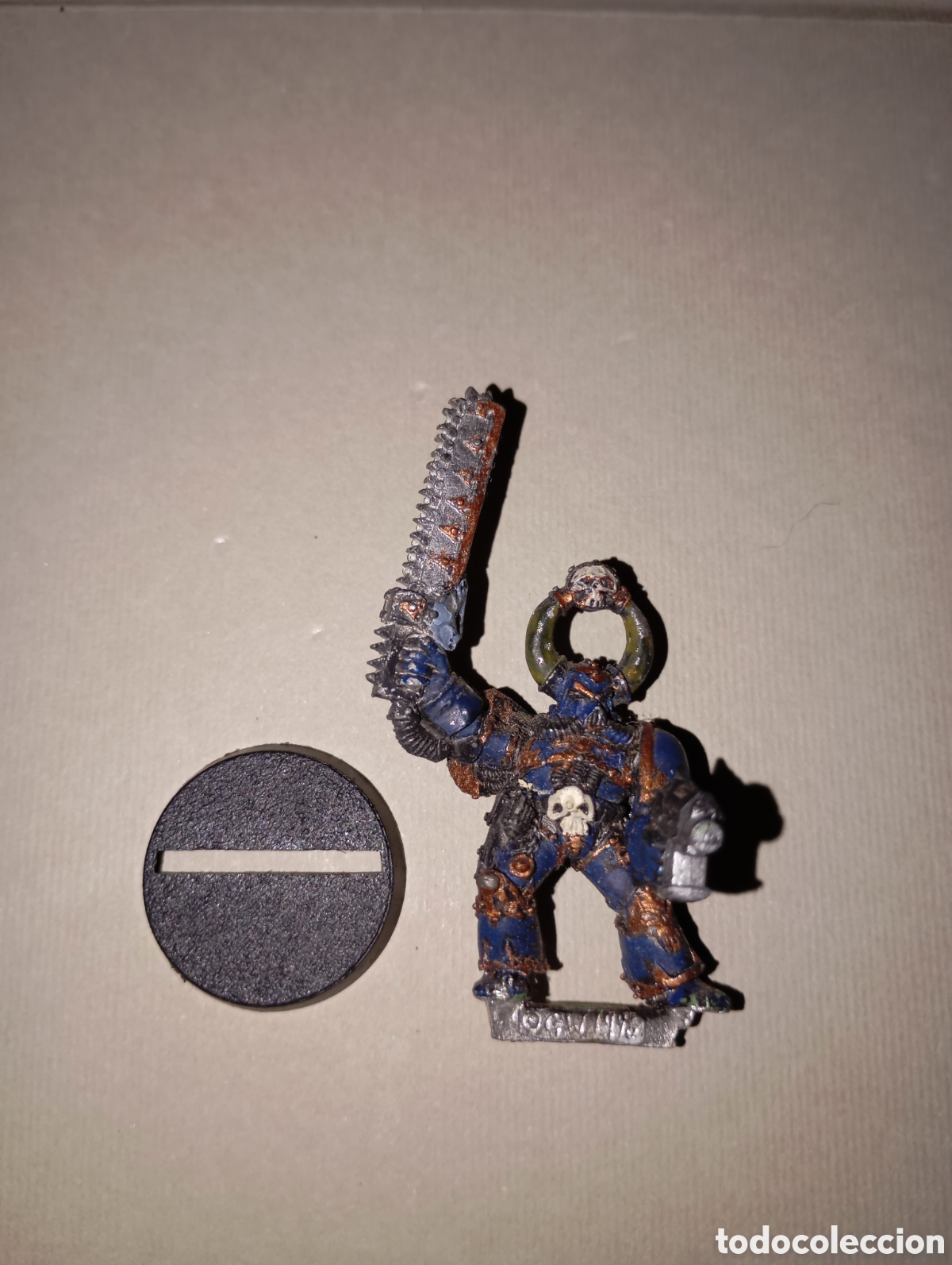 Juegos antiguos: Figura serie Warhammer.