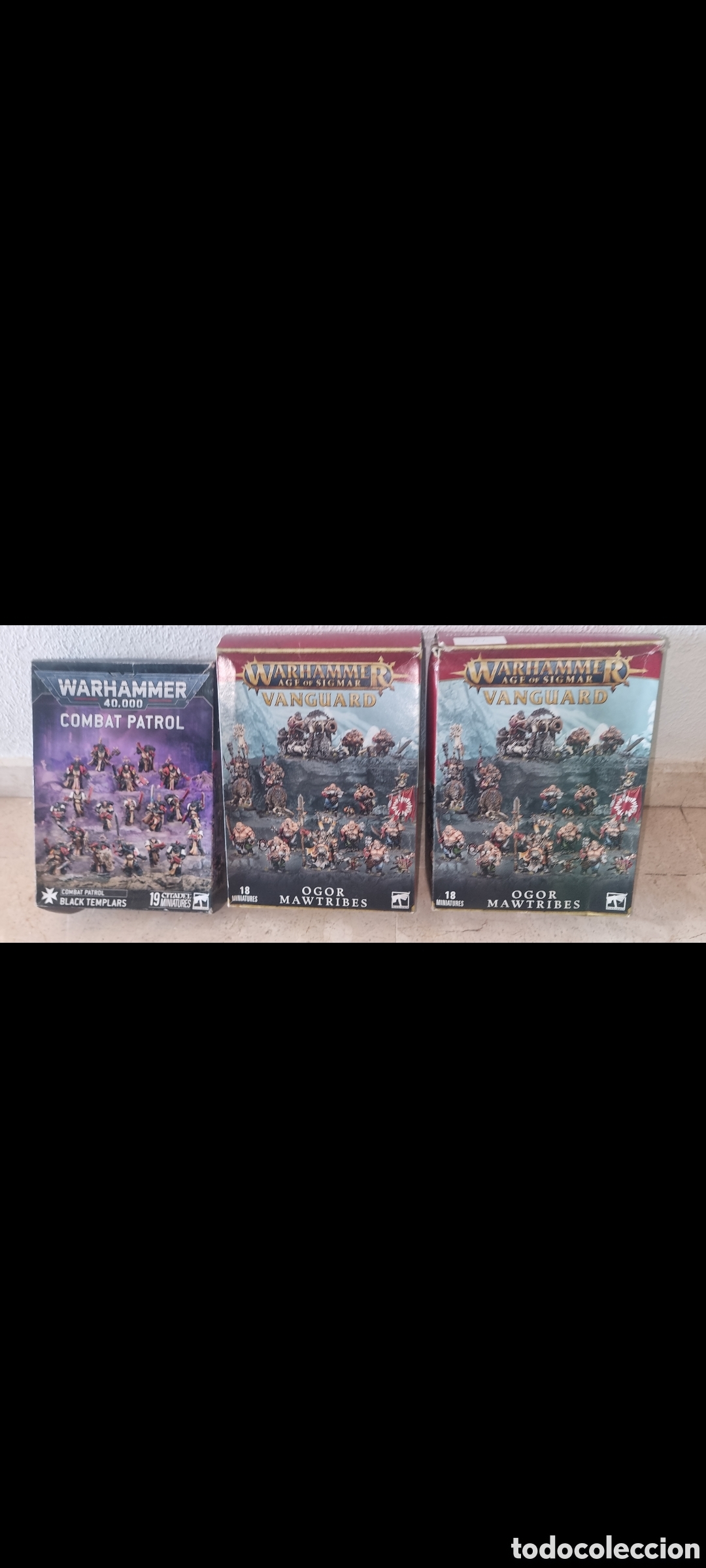 Juegos antiguos: Lote cajas warhammer - Foto 1