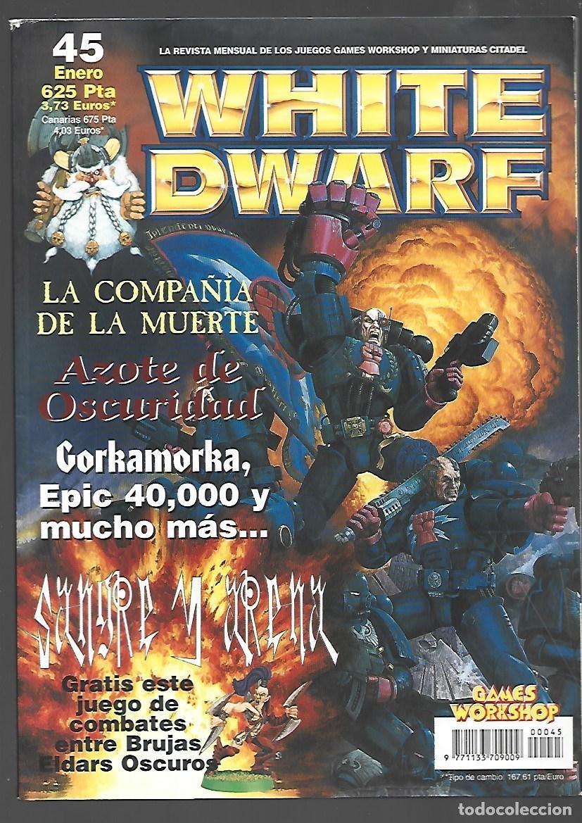 Juegos antiguos: White dwarf 45, 1999, Games Workshop, muy buen estado, con juego