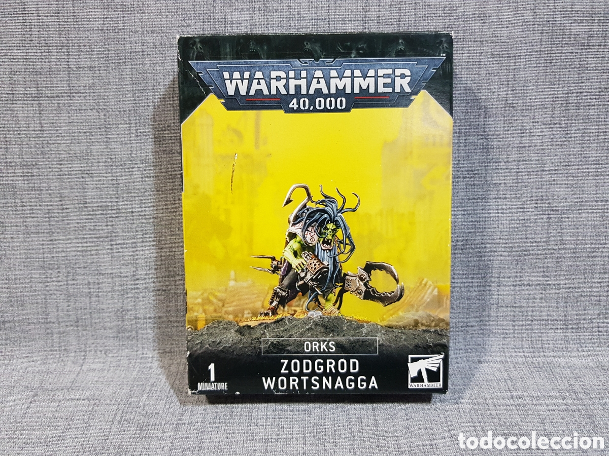 Juegos antiguos: WARHAMMER ORKS ZODGROD WORTSNAGGA 1 MINIATURA. GAMES WORKSHOP 2021