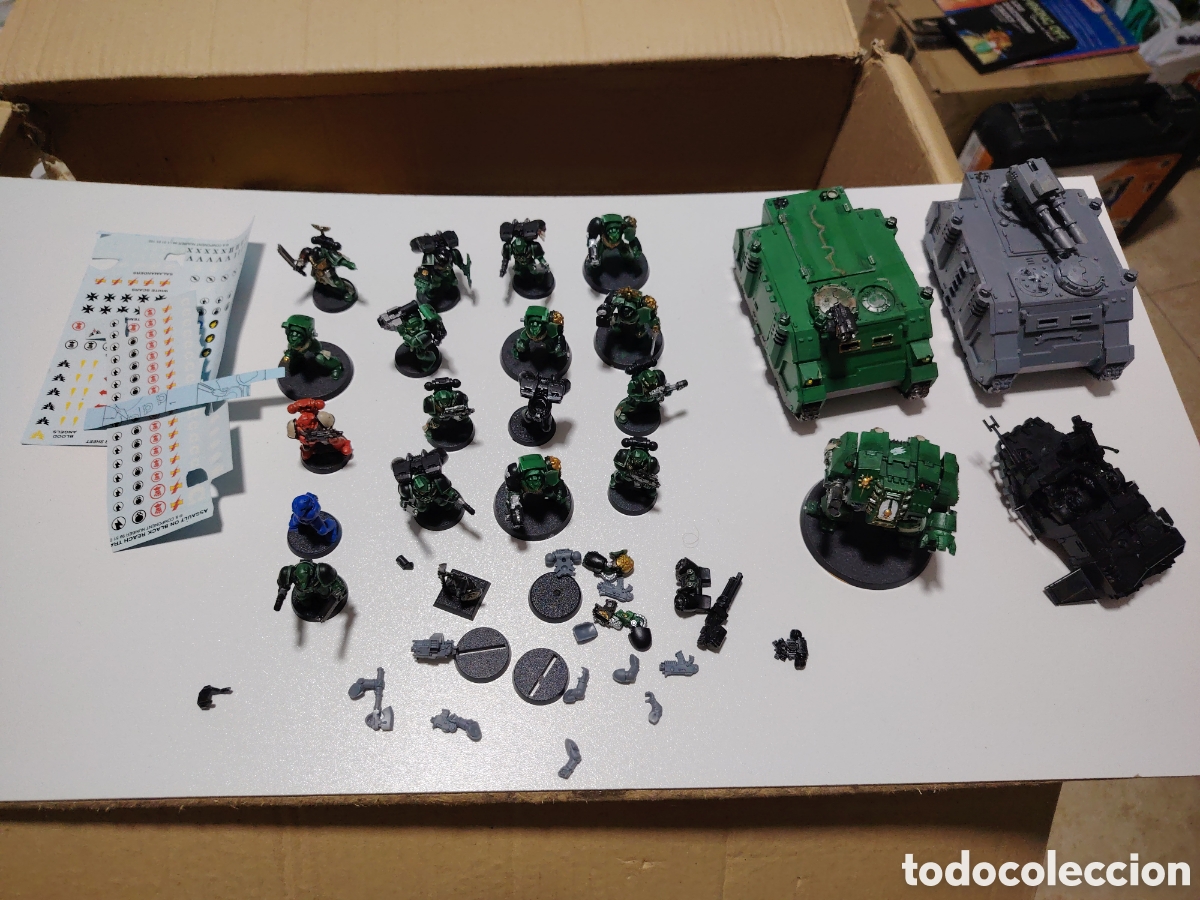 Juegos antiguos: Soldados marines Warhammer - Foto 1