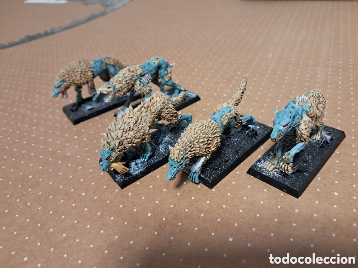 Juegos antiguos: 5 Mastines del Caos Warhammer Oldworld