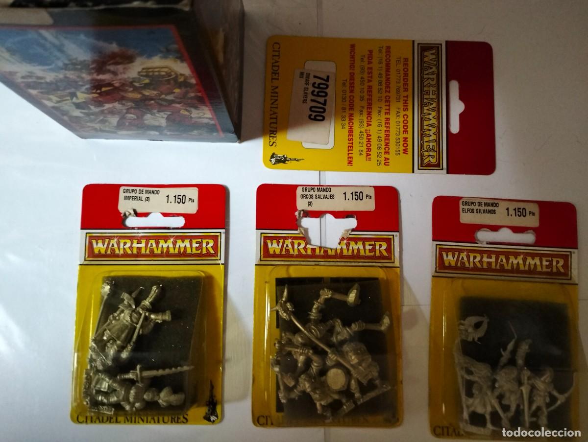 Jogos Antigos: WARHAMMER : CITADEL MINIATURES. ( 3 bl&iacute;sters DIFERENTES a&ntilde;o 1994-95 ) MIRAR DESCRIPCI&Oacute;N Y FOTOS