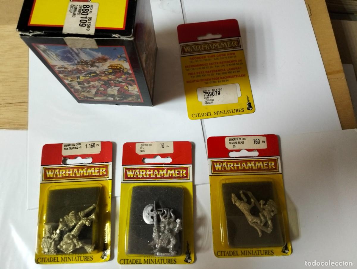 Jogos Antigos: WARHAMMER : CITADEL MINIATURES. ( 3 bl&iacute;sters DIFERENTES a&ntilde;o 1994-95 ) MIRAR DESCRIPCI&Oacute;N Y FOTOS