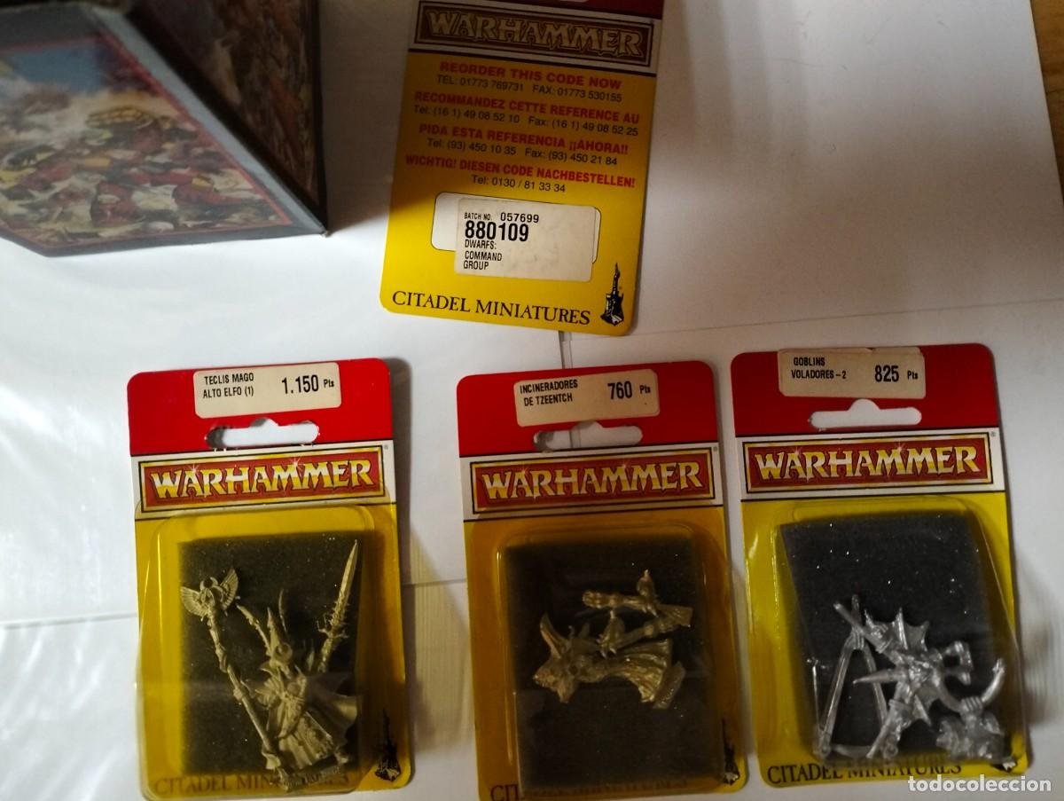 Juegos antiguos: WARHAMMMER : CITADEL MINIATURES. ( 3 bl&iacute;sters DIFERENTES a&ntilde;o 1994-95 ) MIRAR DESCRIPCI&Oacute;N Y FOTOS
