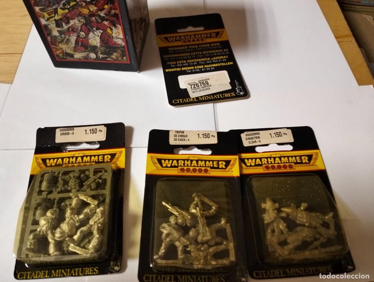 Giochi Antichi: WARHAMMER 40.000 CITADEL MINIATURES. ( 3 bl&iacute;sters DIFERENTES a&ntilde;o 1994-95 ) MIRAR DESCRIPCI&Oacute;N Y FOTOS