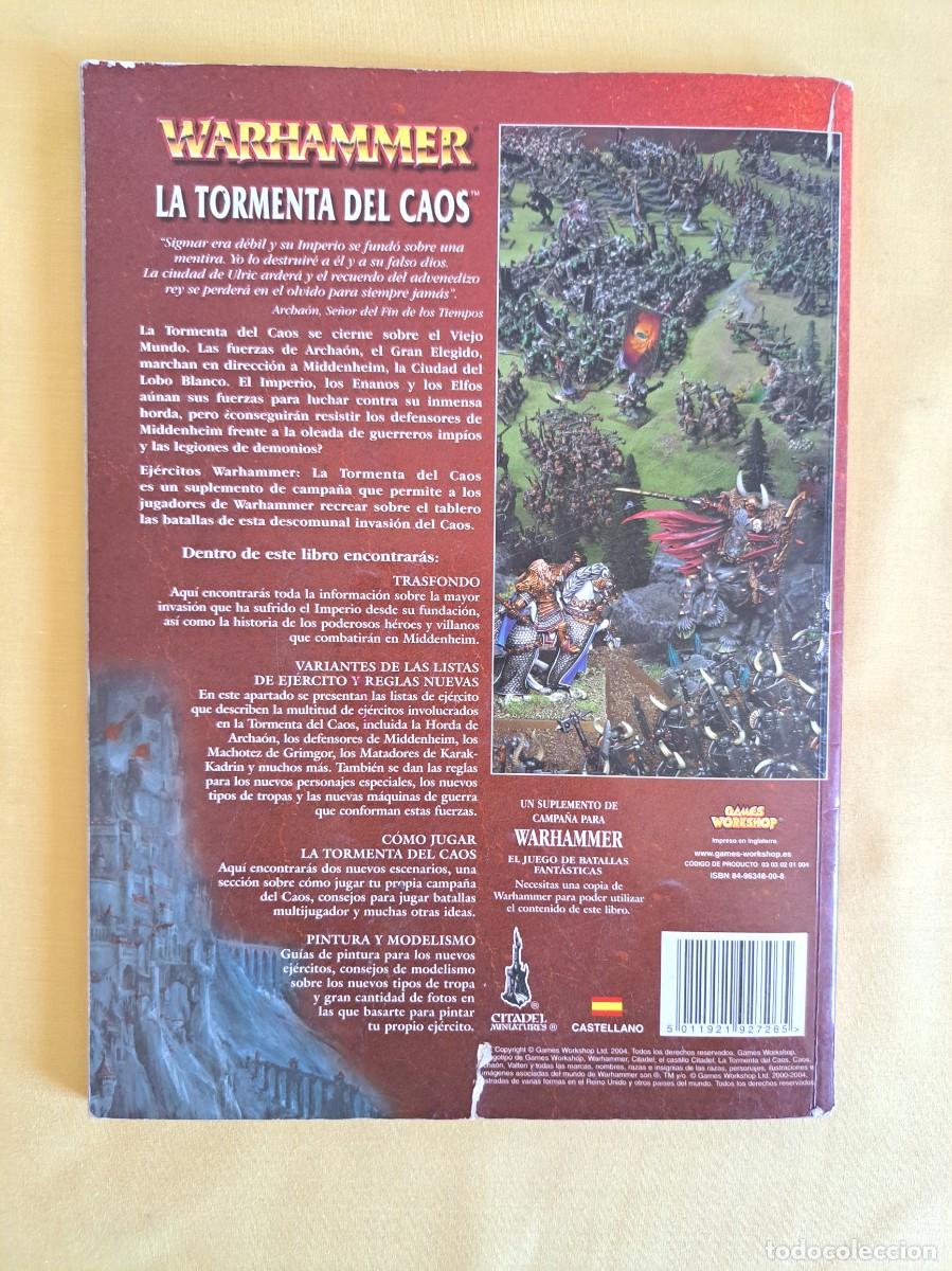 Juegos antiguos: WARHAMMER - LA TORMENTA DEL CAOS - WARHAMMER 2005 - Foto 4