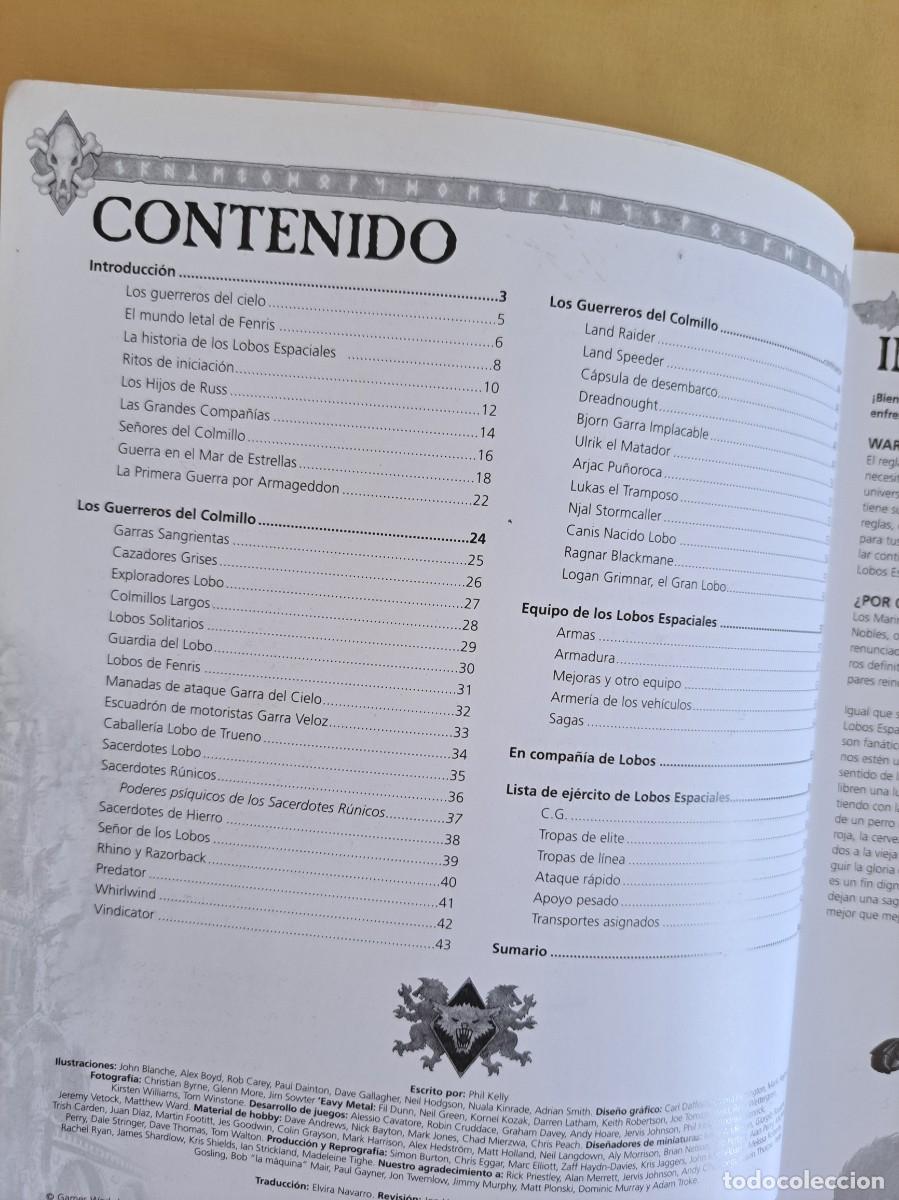 Juegos antiguos: WARHAMMER 40,000 - LOBOS ESPACIALES - 2009 - Foto 3