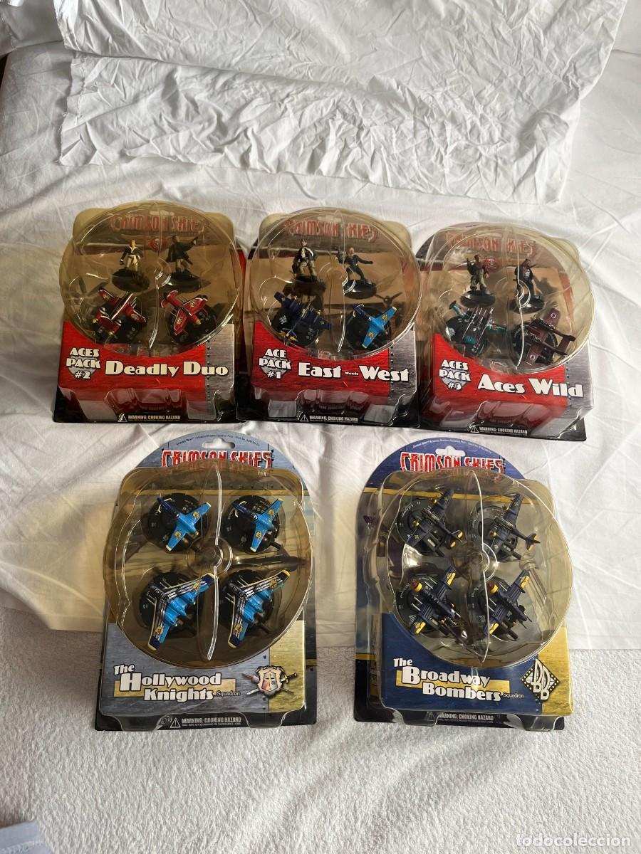 Juegos antiguos: lote de 5 crimson skies de wizkids nuevo - kreaten
