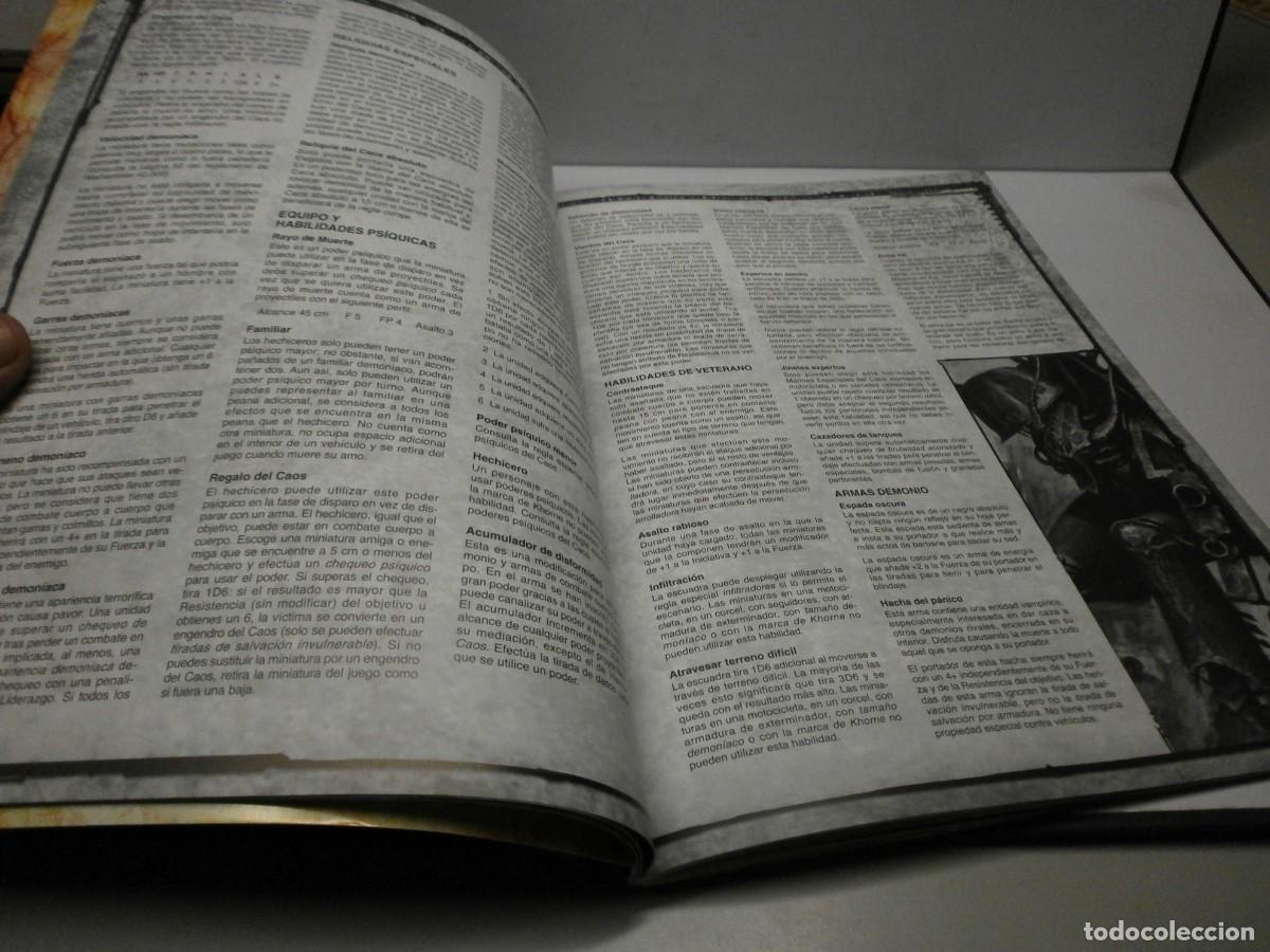 Juegos antiguos: codex marines espaciales del caos warhammer 40.000 - Foto 4