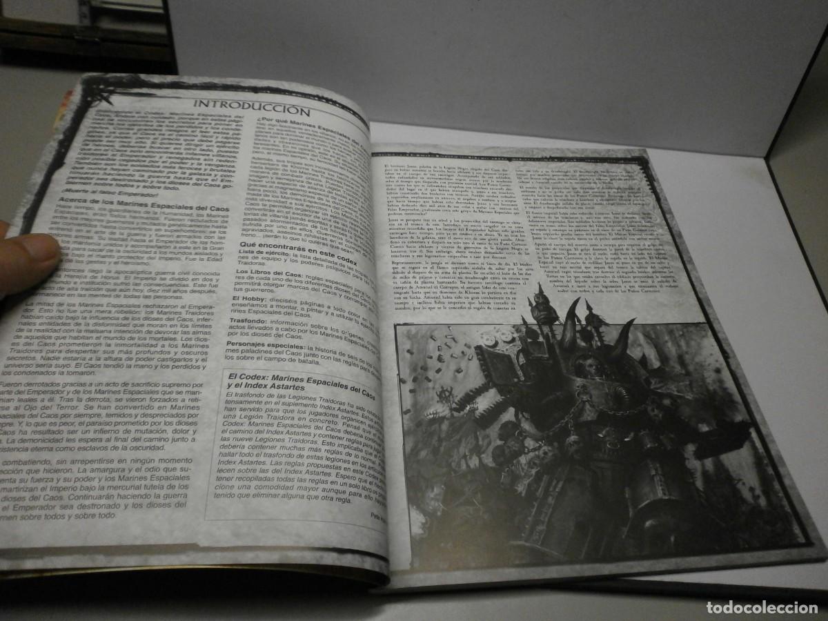Juegos antiguos: codex marines espaciales del caos warhammer 40.000 - Foto 7