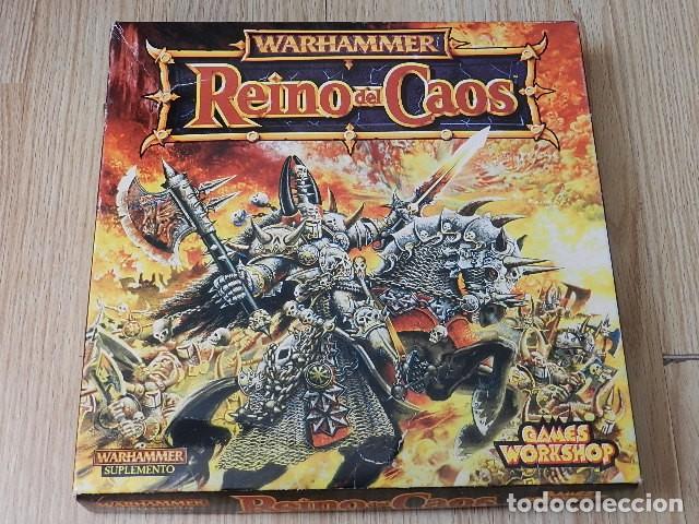 Juegos antiguos: Juego de mesa Warhammer Reino del caos suplemento magia Games Workshop