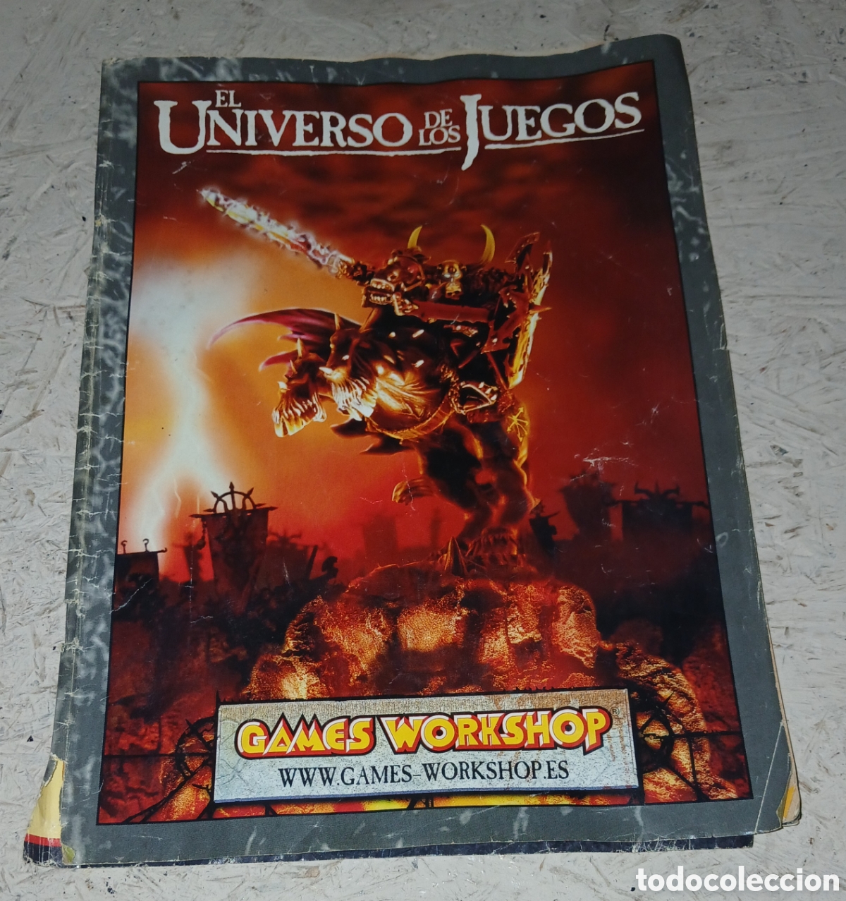 Juegos antiguos: Catalogo folleto miniatura Warhammer Games Workshop 2003 original