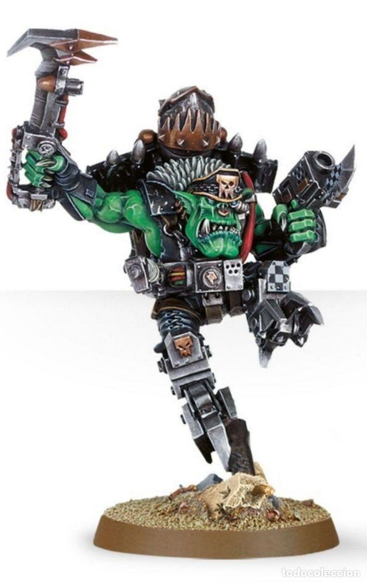 Juegos antiguos: Ork Warhammer 40000 Jefe Zagstruk Finecast