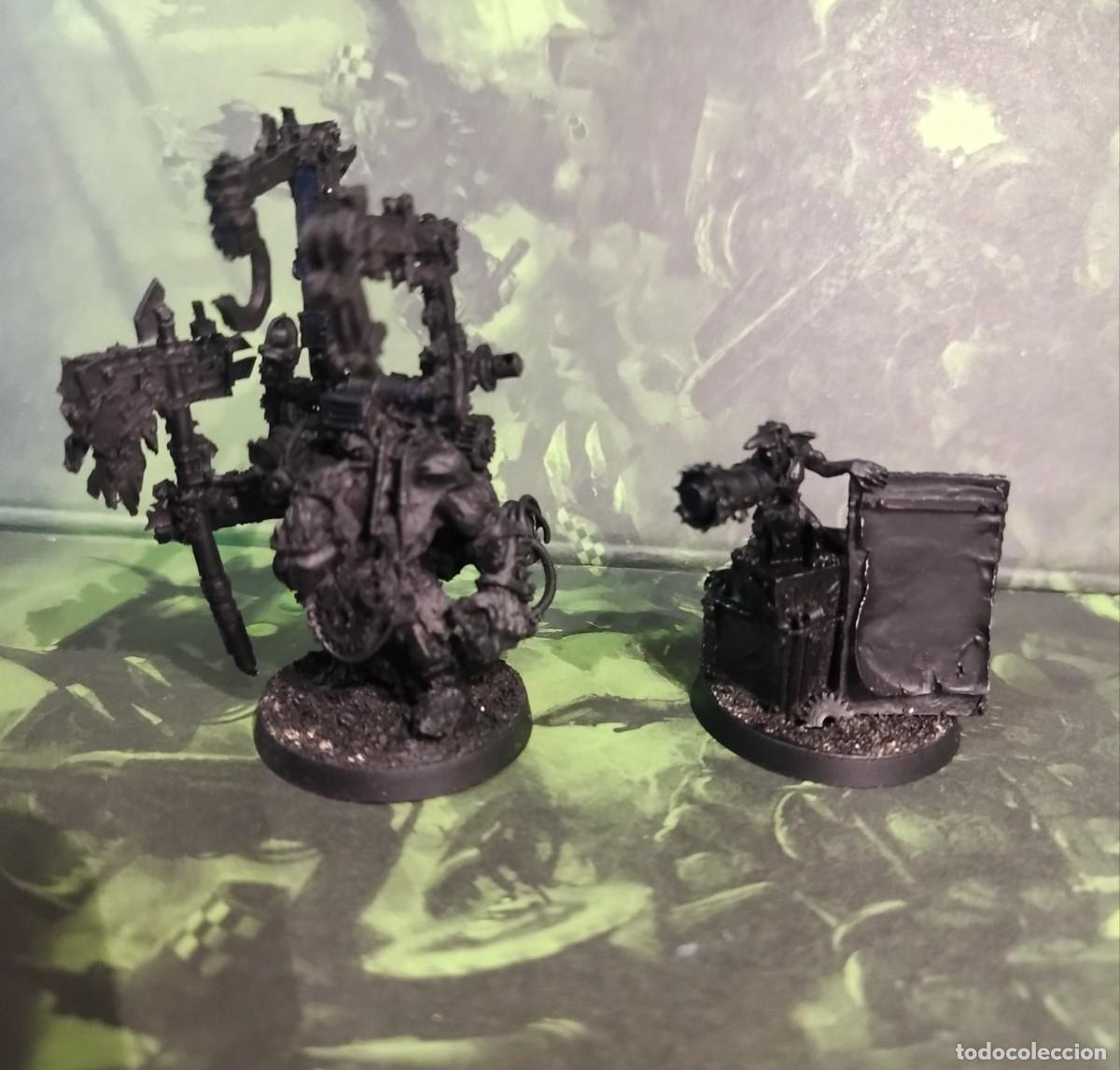 Juegos antiguos: Ork Warhammer 40000 Mekaniko Buzzgob Finecast (Aliexpress)