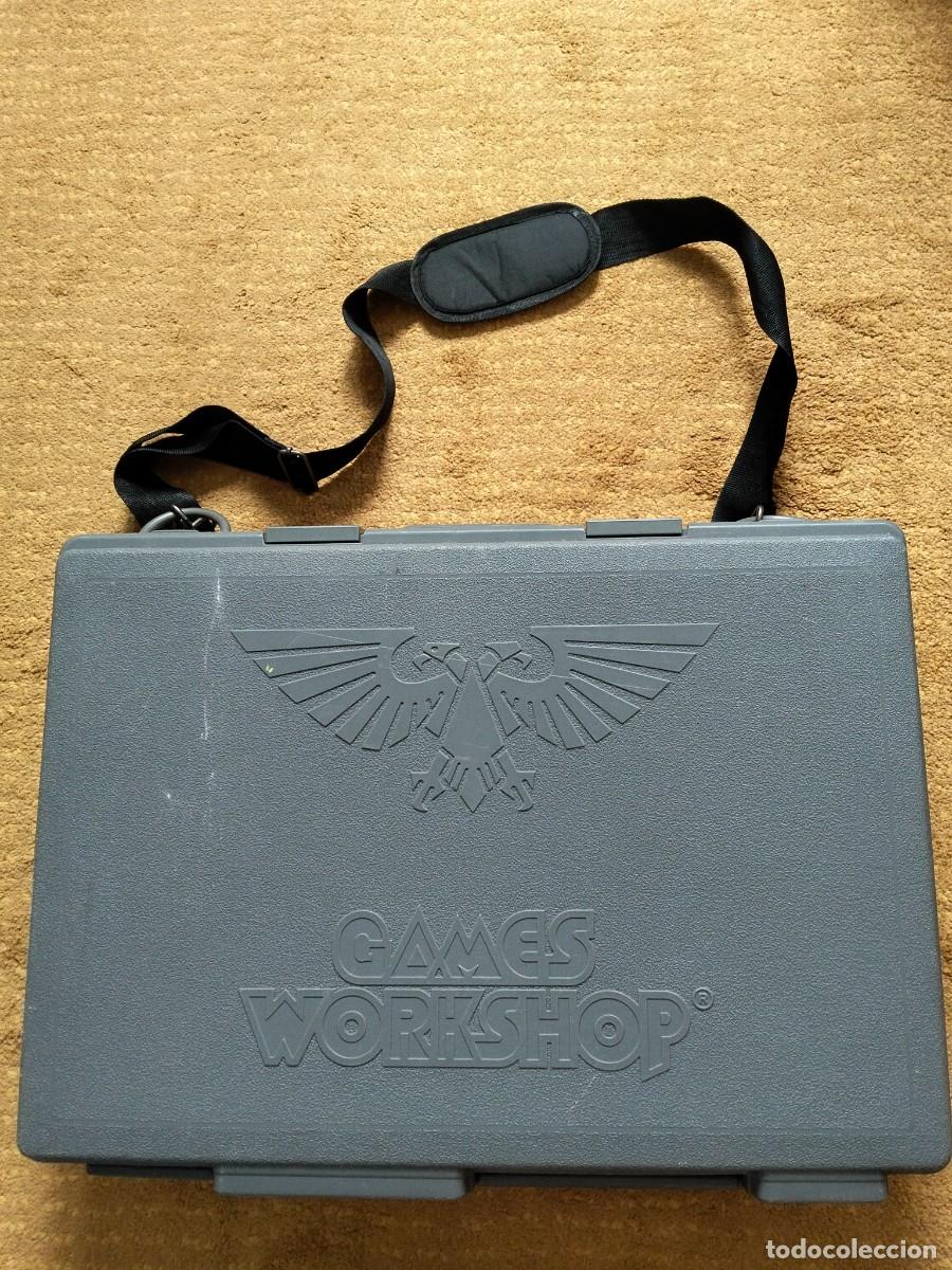 Juegos antiguos: Malet&iacute;n doble Warhammer maleta grande Games Workshop