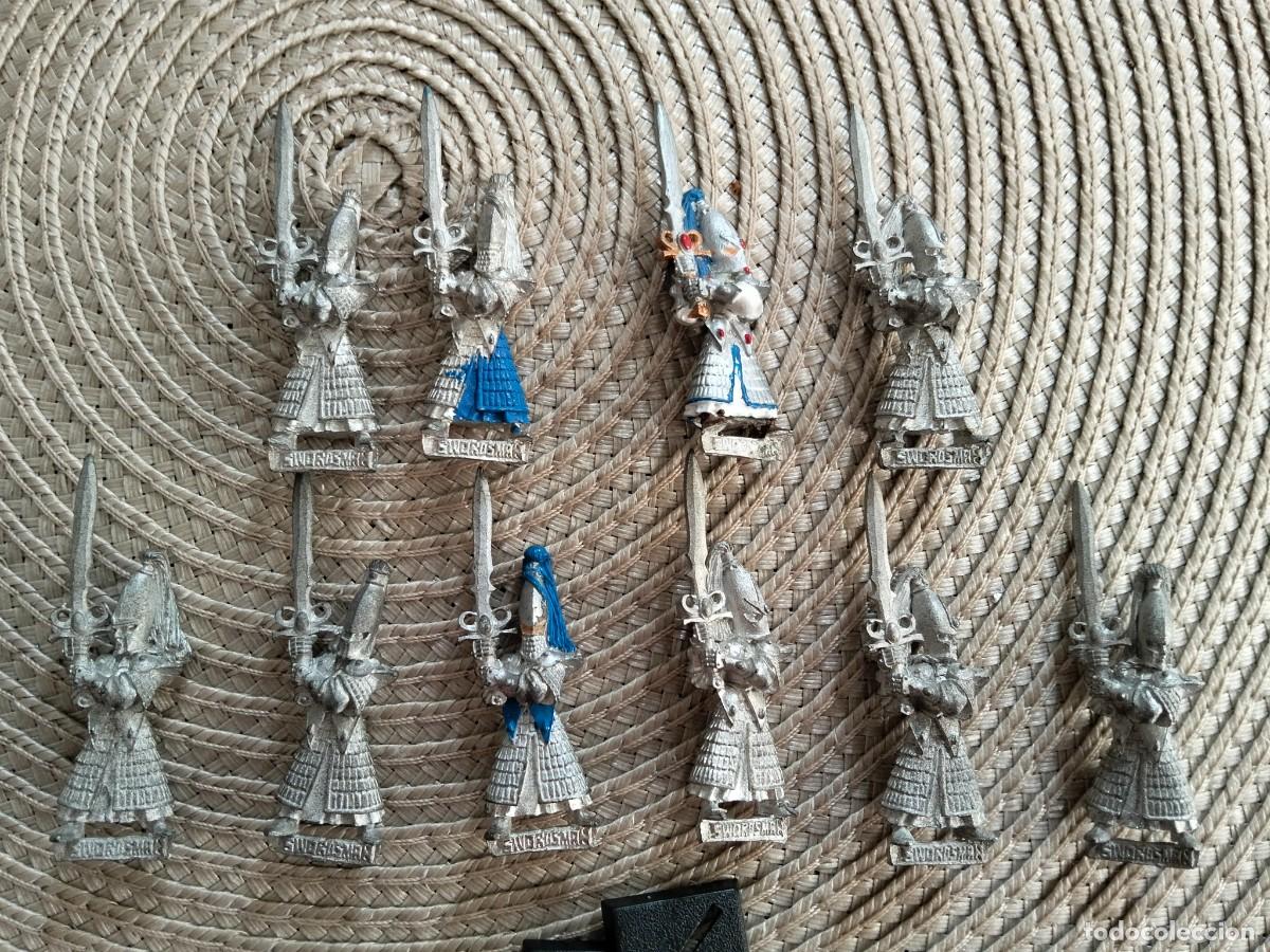 Juegos antiguos: Warhammer Fantasy altos elfos maestros de la espada de HoethGames Workshop