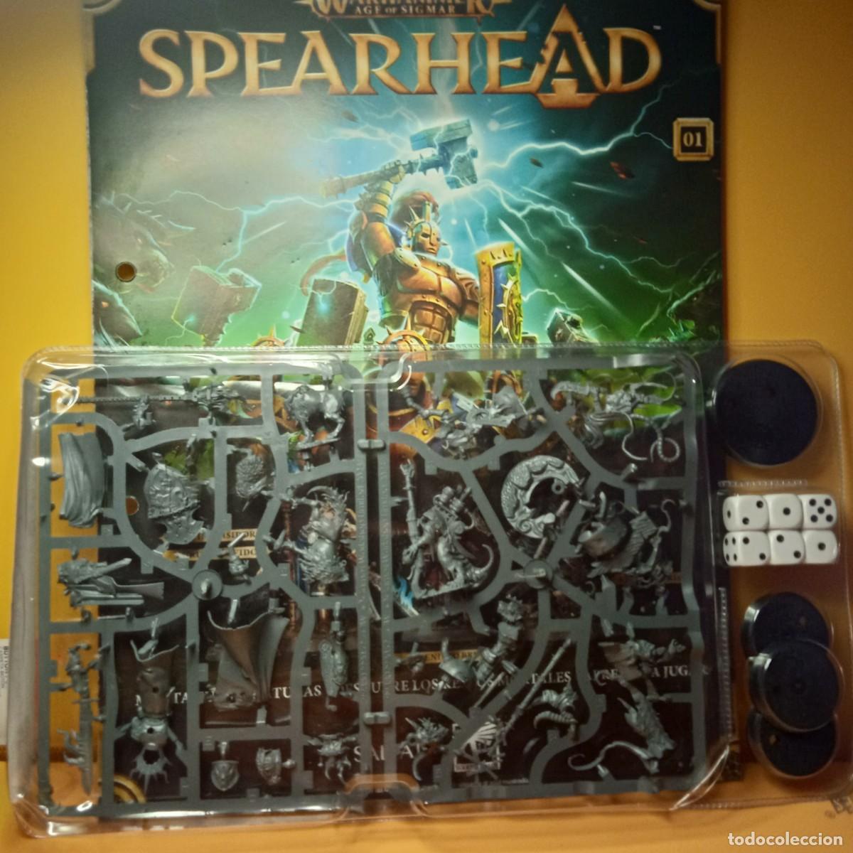 Jogos Antigos: WARHAMMER SPEARHEAD : SET CONJUNTO, INGENIERO BRUJO, VIDENTE GRIS (RATAS), LORD INQUISIDORA (SIGMAR)