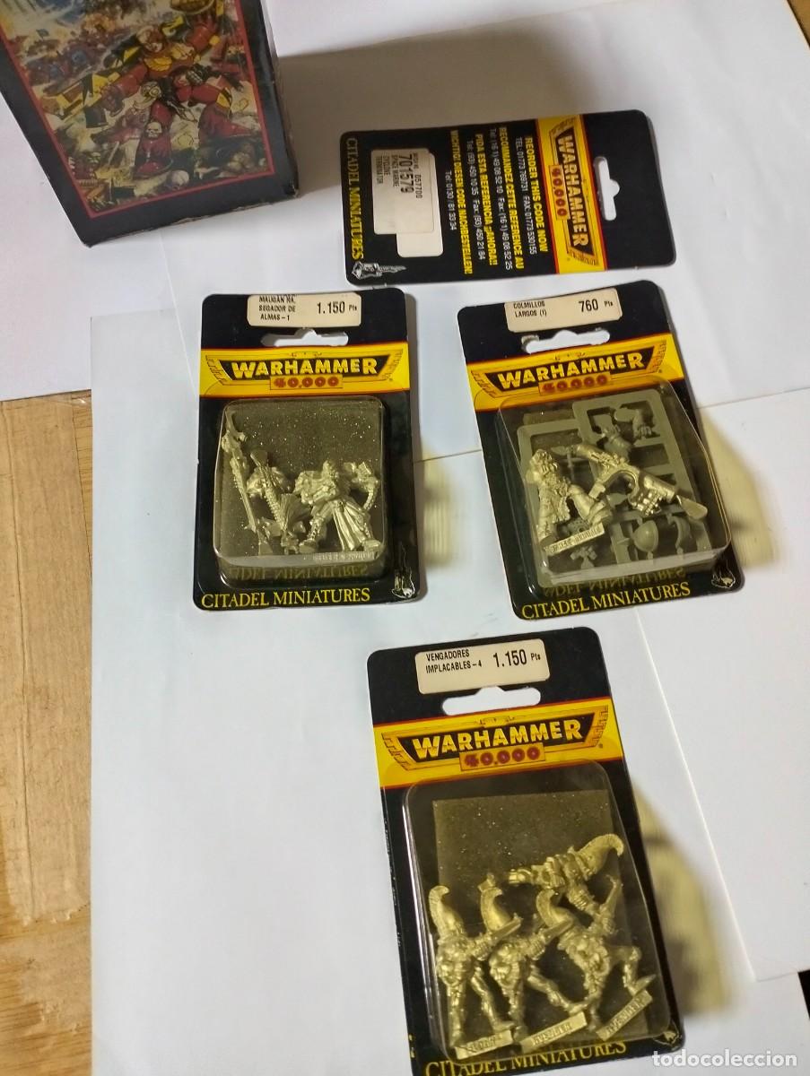 Juegos antiguos: WARHAMMER : 40.000 CITADEL MINIATURES.(3 bl&iacute;sters DIFERENTES a&ntilde;o 1994-95 ) MIRAR DESCRIPCI&Oacute;N Y FOTOS