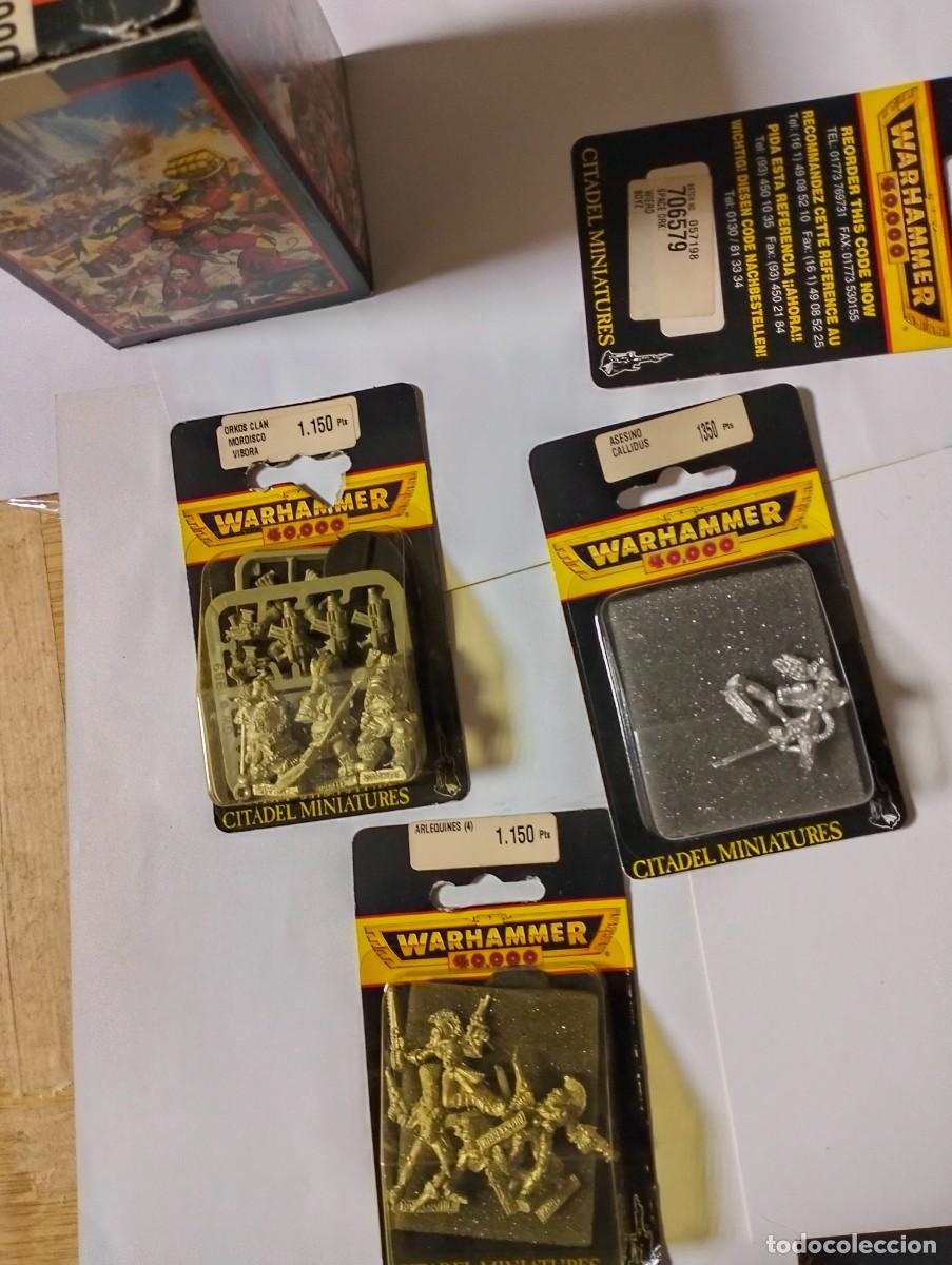 Juegos antiguos: WARHAMMER : 40.000 CITADEL MINIATURES.(3 bl&iacute;sters DIFERENTES a&ntilde;o 1994-95 ) MIRAR DESCRIPCI&Oacute;N Y FOTOS