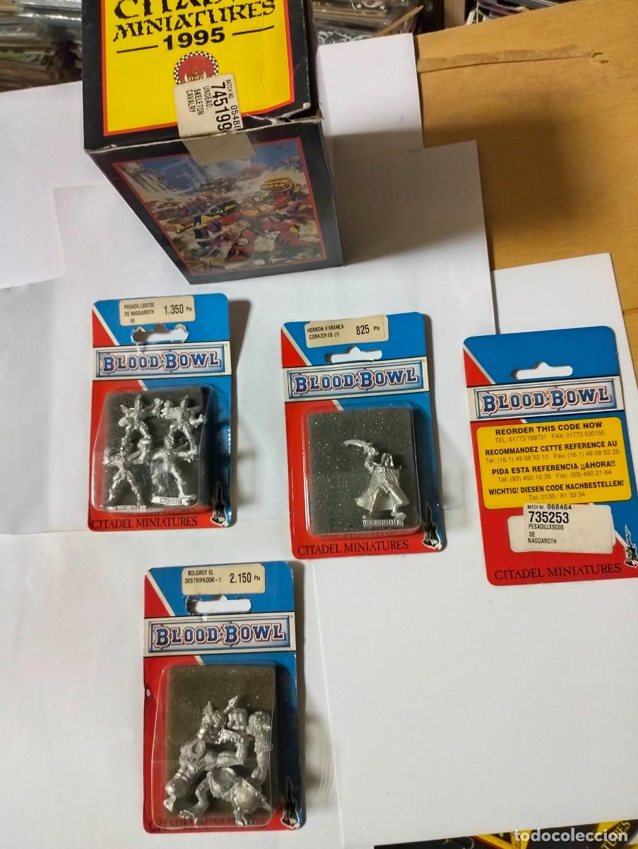 Juegos antiguos: BLOOD BOWL : CITADEL MINIATURES. ( 3 bl&iacute;sters DIFERENTES a&ntilde;o 1993 - 1995 ) MIRAR DESCRIPCI&Oacute;N Y FOTOS