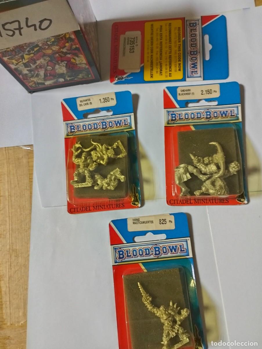 Juegos antiguos: BLOOD BOWL : CITADEL MINIATURES. ( 3 bl&iacute;sters DIFERENTES a&ntilde;o 1993 - 1995 ) MIRAR DESCRIPCI&Oacute;N Y FOTOS
