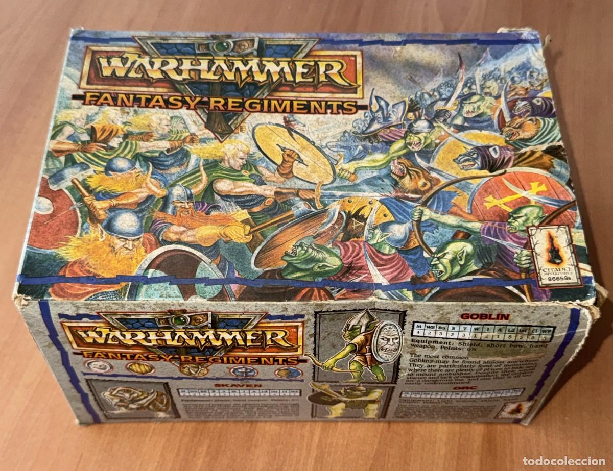 Jeux Anciens: CAJA n&ordm; PBS3 box Warhammer Fantasy Regiments CITADEL GAMES WORKSHOP WARHAMMER a&ntilde;o 1987