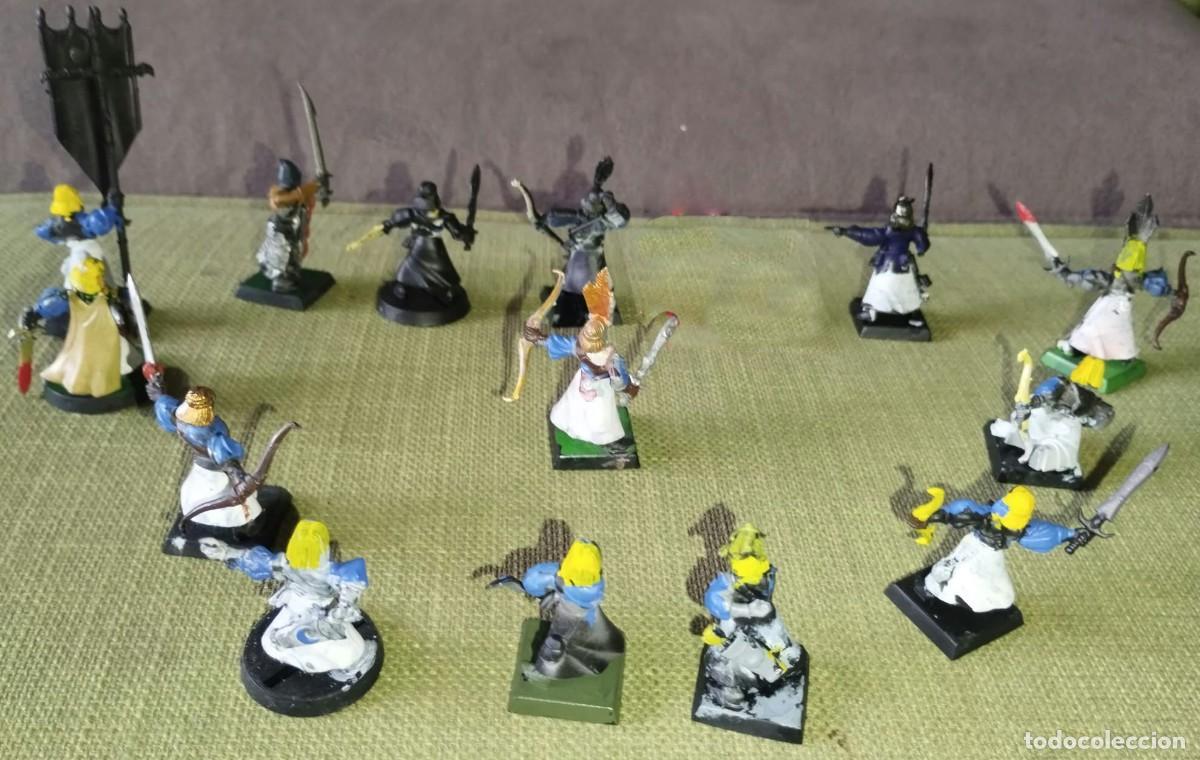 Juegos antiguos: Warhammer High Elves - 14 miniaturas + bits - Foto 2
